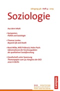 Cover: Soziologie 4/2019 - Campus Verlag Digital