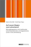 Cover: Auf neuen Wegen zum Lehrerberuf - Beltz eBook