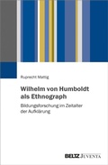 Cover: Wilhelm von Humboldt als Ethnograph - Beltz eBook