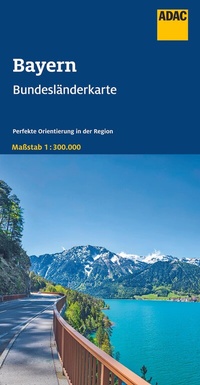 Abbildung von: ADAC Bundesländerkarte Deutschland 12 Bayern 1:300.000 - ADAC Kartografie ein Imprint von MAIRDUMONT