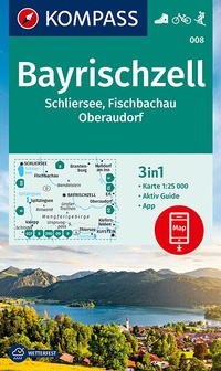 Abbildung von: KOMPASS Wanderkarte Bayrischzell, Schliersee, Fischbachau, Oberaudorf - KOMPASS-Karten