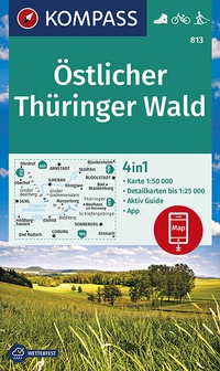 Abbildung von: KOMPASS Wanderkarte Östlicher Thüringer Wald - KOMPASS-Karten