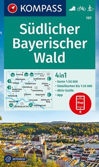 Abbildung von: KOMPASS Wanderkarte 197 Südlicher Bayerischer Wald 1:50.000 - KOMPASS-Karten
