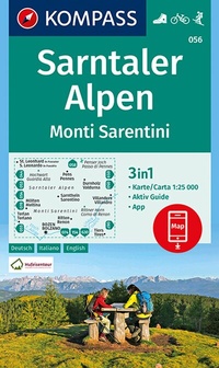 Abbildung von: KOMPASS Wanderkarte 056 Sarntaler Alpen, Monti Sarentini 1:25.000 - KOMPASS-Karten