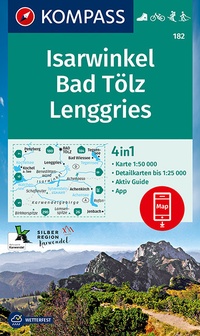 Abbildung von: KOMPASS Wanderkarte Isarwinkel, Bad Tölz, Lenggries - KOMPASS-Karten