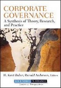 Enlarge image Cover: Corporate Governance - A Synthesis of Theory, Research and Practice - Wiley