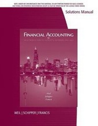 Enlarge image Cover: Solutions Manual for Weil/Schipper/Francis' Financial Accounting: An Introduction to Concepts, Methods and Uses, 14th - Wadsworth Publishing Co Inc