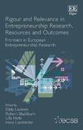 Cover: Rigour and Relevance in Entrepreneurship Research, Resources and Outcomes - Edward Elgar Publishing
