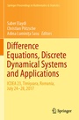 Cover: Difference Equations, Discrete Dynamical Systems and Applications - Springer
