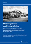 Cover: Montenegro und das Deutsche Reich - Frank & Timme