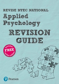Abbildung von: Pearson REVISE BTEC National Applied Psychology Revision Guide inc online edition - for 2025 exams - Pearson Education Limited