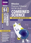 Cover: BBC Bitesize Edexcel GCSE Combined Science (Higher) Revision Workbook - for 2026, 2027 exams - BBC Active