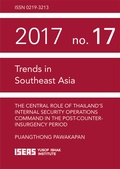 Cover: The Central Role of Thailand's Internal Security Operations Command in the Post-Counter-insurgency Period - ISEAS Publishing