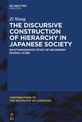 Cover: The Discursive Construction of Hierarchy in Japanese Society - De Gruyter Mouton