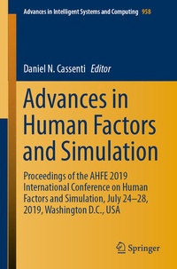 Enlarge image Cover: Advances in Human Factors and Simulation - Springer