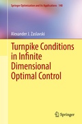 Cover: Turnpike Conditions in Infinite Dimensional Optimal Control - Springer