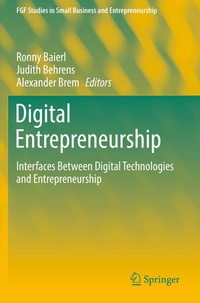 Enlarge image Cover: Digital Entrepreneurship - Springer
