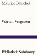 Cover: Warten Vergessen - Suhrkamp