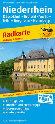Abbildung von: Niederrhein, Düsseldorf - Krefeld - Venlo - Köln - Bergheim - Heinsberg - Freytag-Berndt und ARTARIA