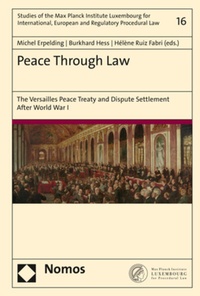 Enlarge image Cover: Peace Through Law - Nomos