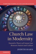 Cover: Church Law in Modernity - Cambridge University Press