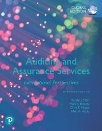 Abbildung von: Auditing and Assurance Services, Global Edition + MyLab Accounting with Pearson eText (Package) - Pearson Education Limited