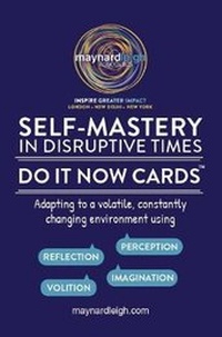 Abbildung von: Do It Now Action Cards: Self-Mastery in Uncertain and Disruptive Times - Maynard Leigh Associates