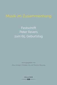 Enlarge image Cover: Musik im Zusammenhang - Hollitzer Wissenschaftsverlag