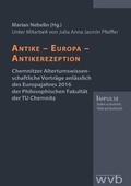 Cover: ANTIKE - EUROPA - ANTIKEREZEPTION - wvb Wissenschaftlicher Verlag Berlin