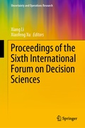 Cover: Proceedings of the Sixth International Forum on Decision Sciences - Springer