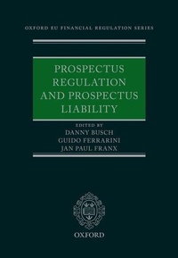 Enlarge image Cover: Prospectus Regulation and Prospectus Liability - Oxford University Press