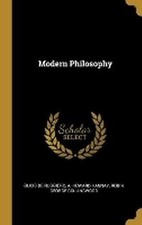 Enlarge image Cover: Modern Philosophy - Wentworth Press