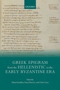 Cover: Greek Epigram from the Hellenistic to the Early Byzantine Era - OUP eBook