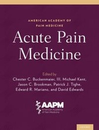 Abbildung von: Acute Pain Medicine - OUP eBook