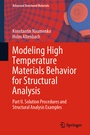 Cover: Modeling High Temperature Materials Behavior for Structural Analysis - Springer