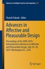 Cover: Advances in Affective and Pleasurable Design - Springer