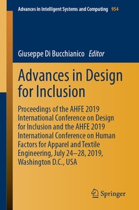 Enlarge image Cover: Advances in Design for Inclusion - Springer