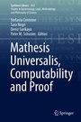 Cover: Mathesis Universalis, Computability and Proof - Springer