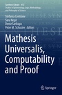 Cover: Mathesis Universalis, Computability and Proof - Springer