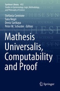 Cover: Mathesis Universalis, Computability and Proof - Springer