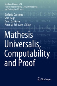 Enlarge image Cover: Mathesis Universalis, Computability and Proof - Springer