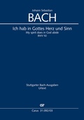 Cover: Ich hab in Gottes Herz und Sinn (Klavierauszug) - Carus-Verlag