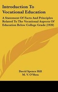 Cover: Introduction To Vocational Education - Kessinger Publishing