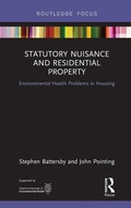 Cover: Statutory Nuisance and Residential Property - Routledge