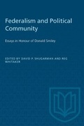 Cover: Federalism and Political Community - University of Toronto Press