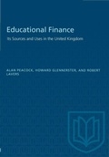 Cover: Educational Finance - University of Toronto Press