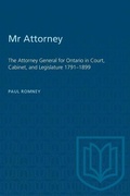 Cover: Mr Attorney - University of Toronto Press