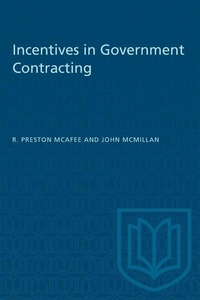 Abbildung von: Incentives in Government Contracting - University of Toronto Press