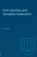 Cover: Civil Liberties and Canadian Federalism - University of Toronto Press