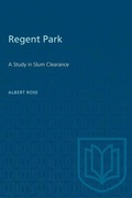 Cover: Regent Park - University of Toronto Press